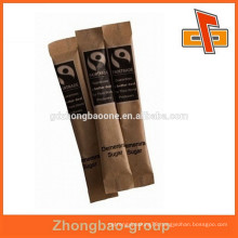 Biodegradable custom kraft paper instant coffee sachet for packaging